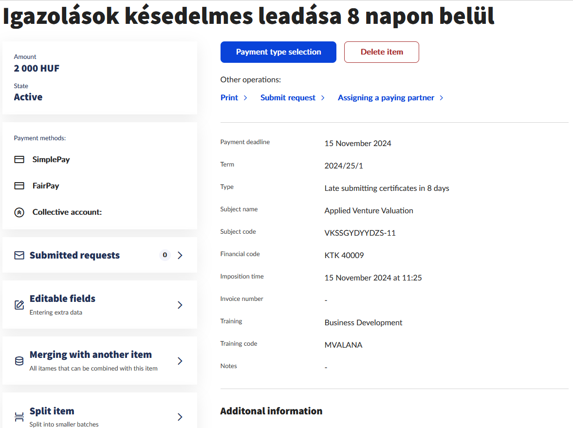 Neptun student documentation 2024.2 > Details of an item to be paid > image-2024-11-19_12-41-53.png