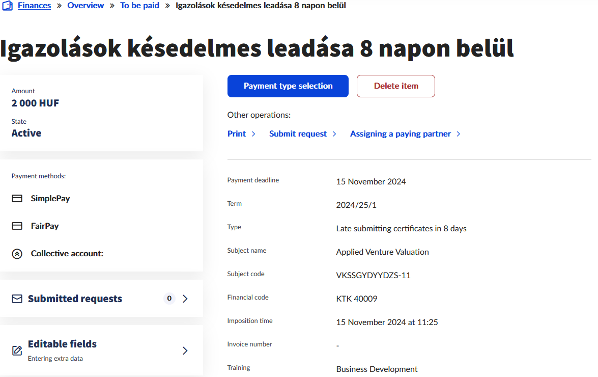 Neptun student documentation 2024.2 > Payment options > image-2024-11-19_12-48-7.png